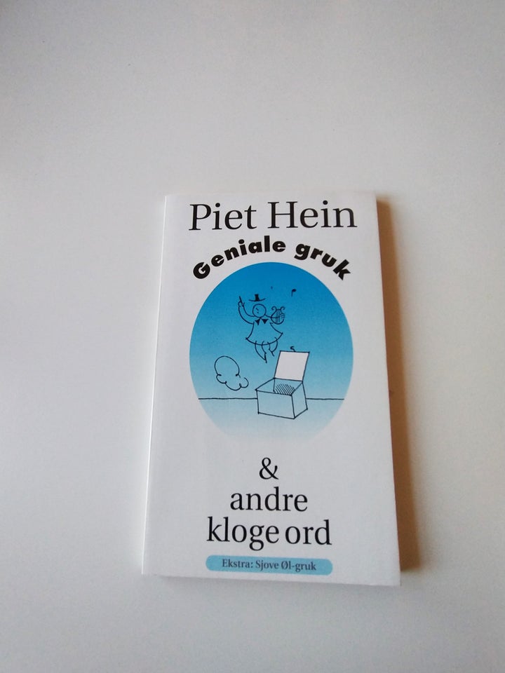 Geniale gruk & andre kloge ord, Piet Hein, genre: humor