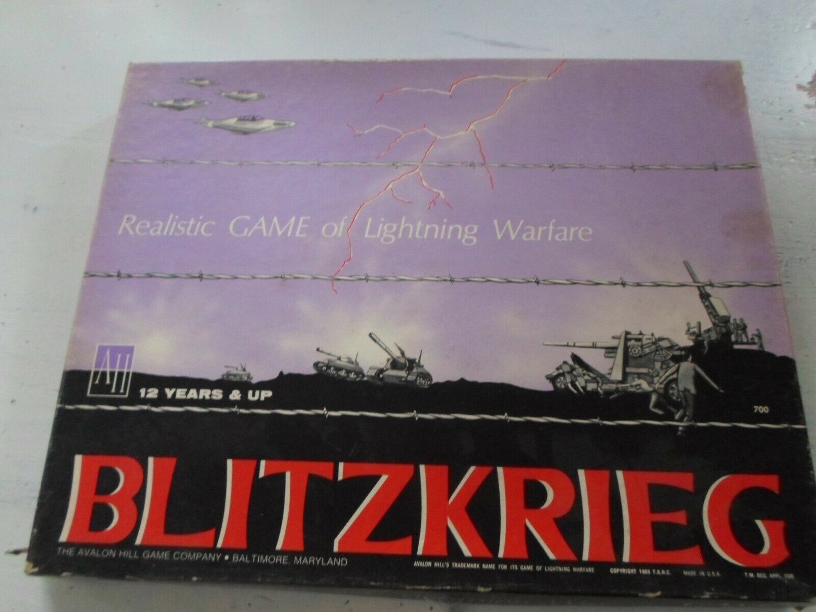 Blitzkrieg - Avalon Hill - Komplet  - Køb og Salg af Nyt og Brugt