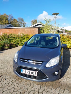 Ford C-MAX, 1,0 SCTi 125 Titanium, Benzin, 2013, km 216500, blå, træk, klimaanlæg, ABS, airbag, 5-dø