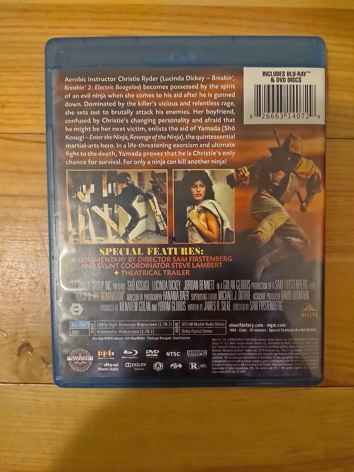 Ninja III: Domination (BD+DVD), instruktør Sam