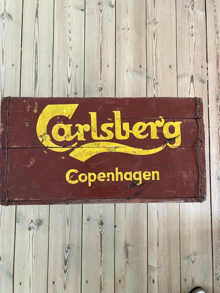 Ølkasse af træ, Carlsberg