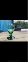 Glas, Grønt glas sort fod, Holmegaard