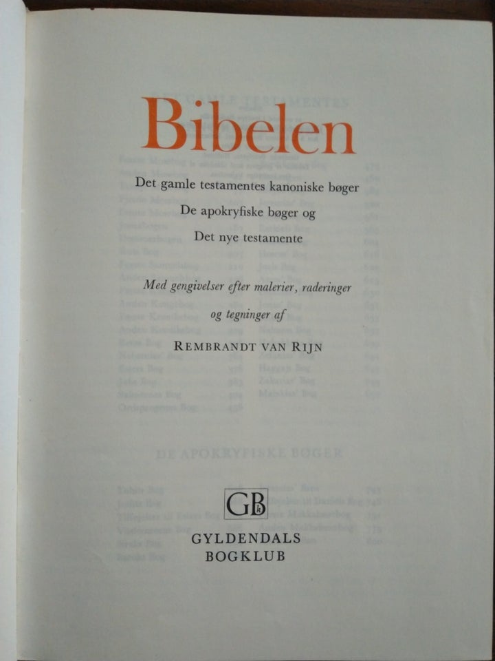 Bibelen, anden bog