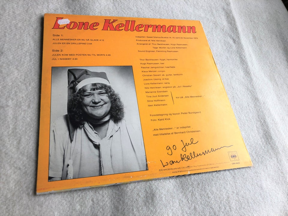 Maxi-single 12", LONE KELLERMANN, S/T...12 tommer