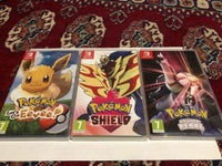 Pokemon Let’s Go Eevee + Pokemon Shield + Pokémon , Nintendo