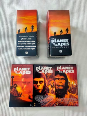 Action, Planet of the Apes Samlingen, Planet of the Apes Samlingen Anniversary Edition på VHS, spill