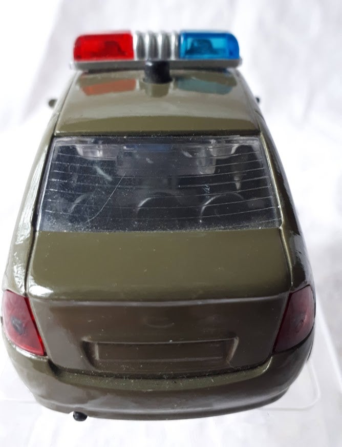 Modelbil, Rusland. USSR. Sovjet. Lada Kalina. Militær,