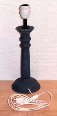Anden bordlampe, Frandsen Lyskilde A/S, type 9297, Danmark, Blå bordlampe i keramik - til pære med s