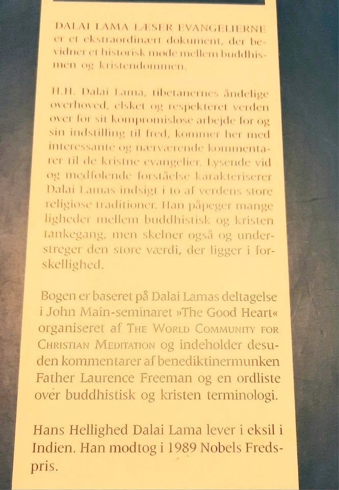 Dalai Lama Råd fra hjertet & Et buddhistisk syn..., Dalai