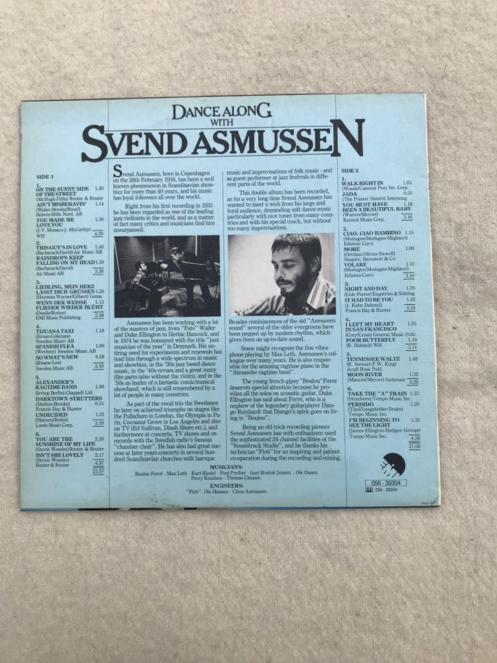 LP, Svend AsmusseN, Dance along with….