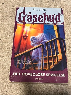 Det hovedløse spøgelse, R.L.Stine, Fin stand. En bog i serien der hedder Gåsehud. 