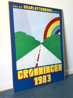 Print, Bent Karl Jacobsen, motiv: Grønningen 1983