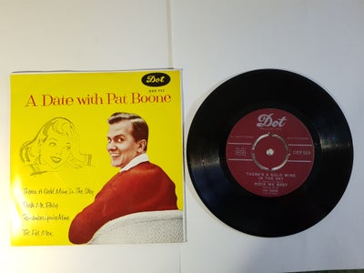 EP, Pat Boone, A Date with Pat Boone, Rock, Single: Pat Boone
A Date with Pat Boone single udgivet i