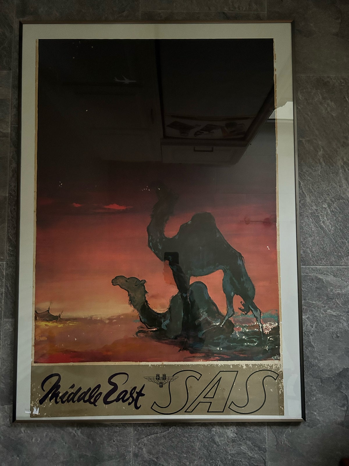 Plakat, Otto Nielsen , motiv: SAS plakat