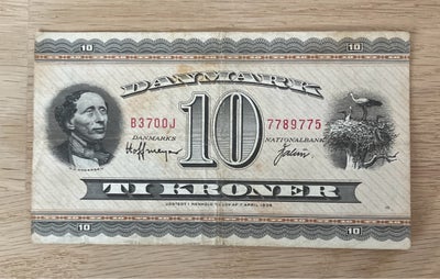 Danmark, sedler, 10 kr, 1970, Danmark 10 kr. 1970

B3700J - 7789775

Serie 1936 - 0J erstatningssedd
