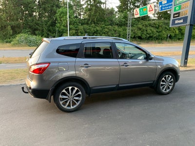 Nissan Qashqai+2, 1,5 dCi 110 Tekna 7prs, Diesel, 2011, km 253000, grå, træk, nysynet, klimaanlæg, a
