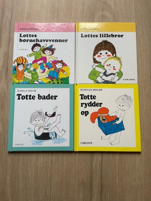Totte & Lotte, Gunilla Wolde, 4 bøger med Totte & Lotte 

Samlet pris 