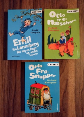 3 Læs selv bøger, Blandet, 3 Læs selv bøger

Emil fra Lønneberg får sig en hest og andre historier
A