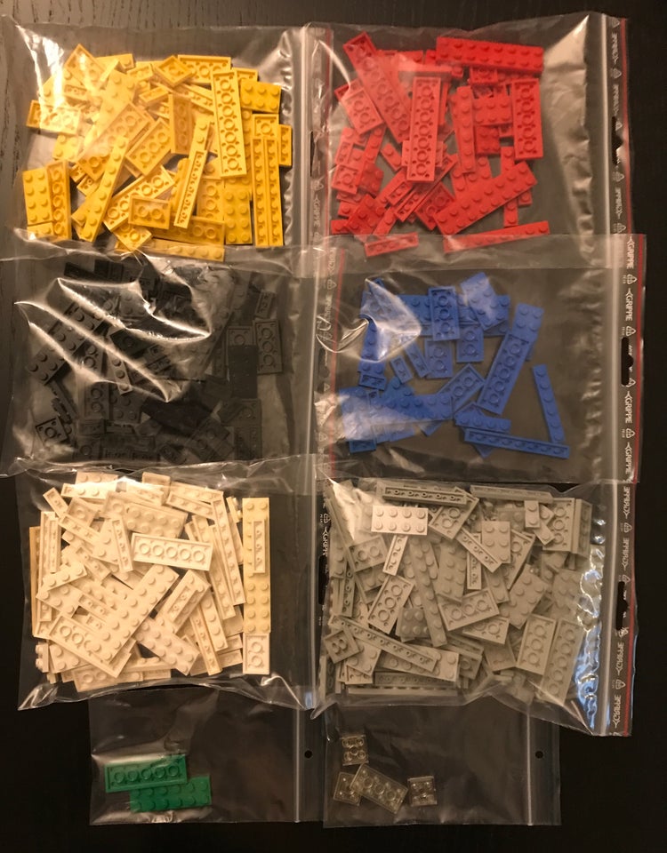 Lego andet, Lego klodser + vinduer/døre/hegn + beplantning