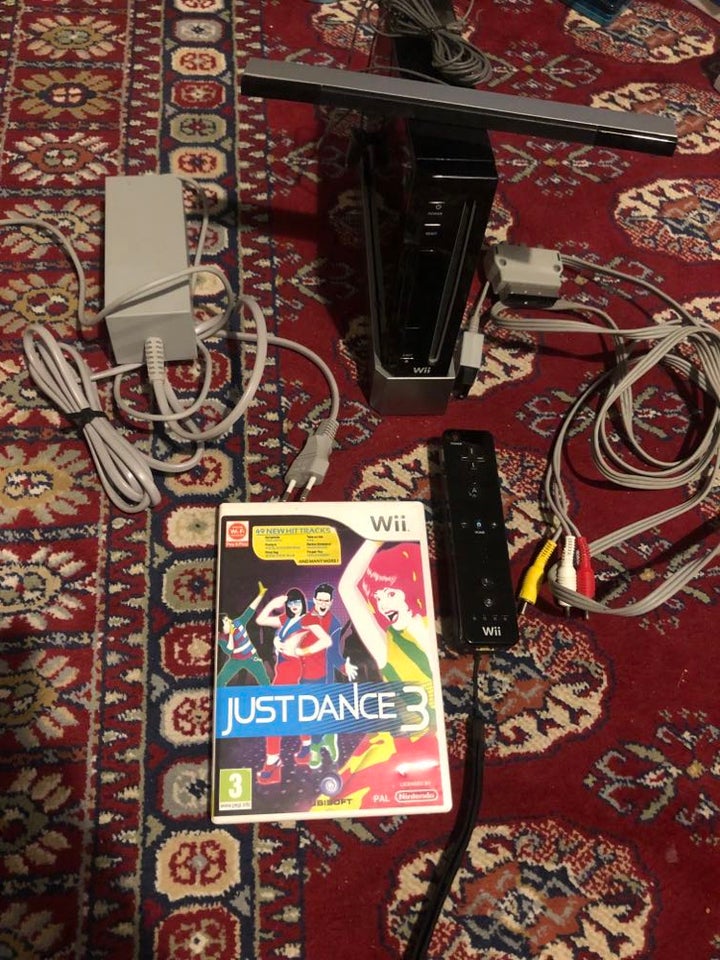 Nintendo Wii, Wii + Spil & Controller, Just Dance 3