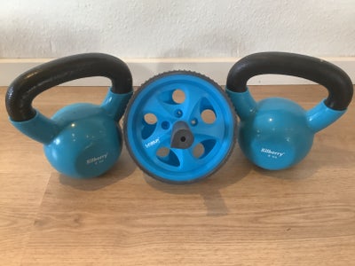 Kettlebell, To stk Kettelbells 8 kg
En stk. exercise weekend

Som nye