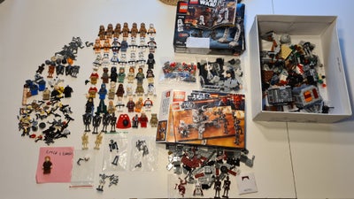 Lego Star Wars, Blandet minifigurer og dele, Star wars minifigurer og dele sælges samlet.
De fleste 