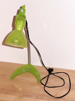 Lampe, MÖRKER, IKEA, Type A0207, Sjov, næsten selvlysende grøn bordlampe, der kan bruges som kontorl