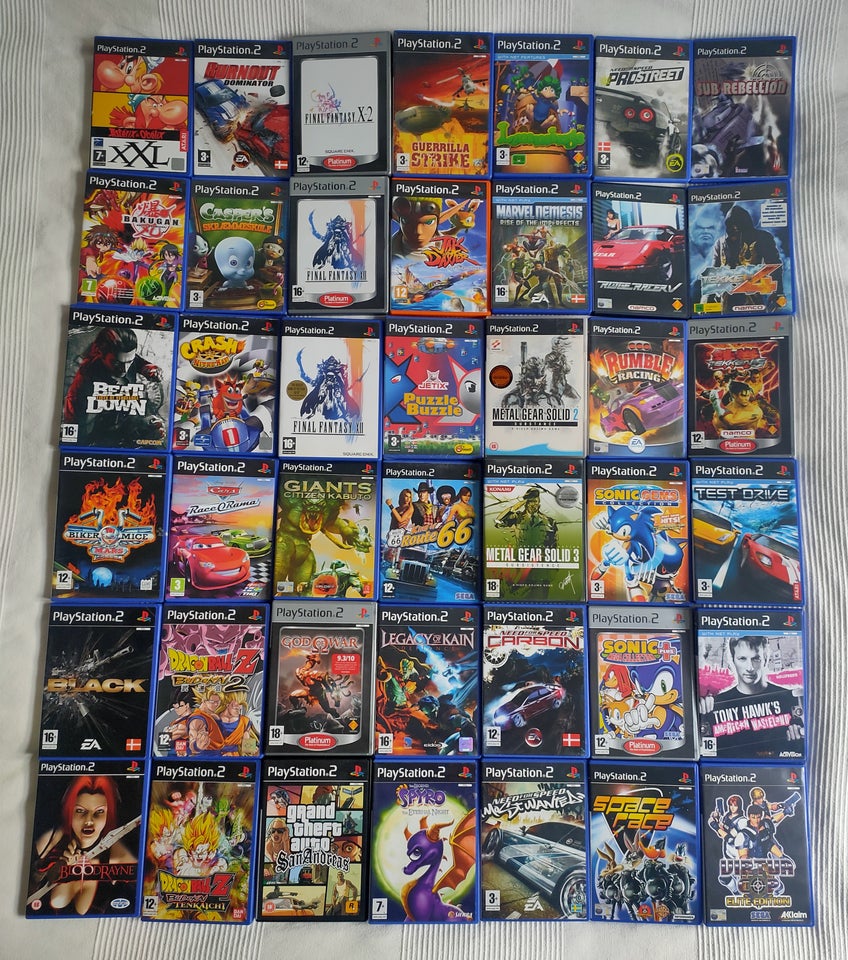 Sony PlayStation 2 Spil fra 50kr, PS2 – dba.dk – Køb og Salg af Nyt og Brugt