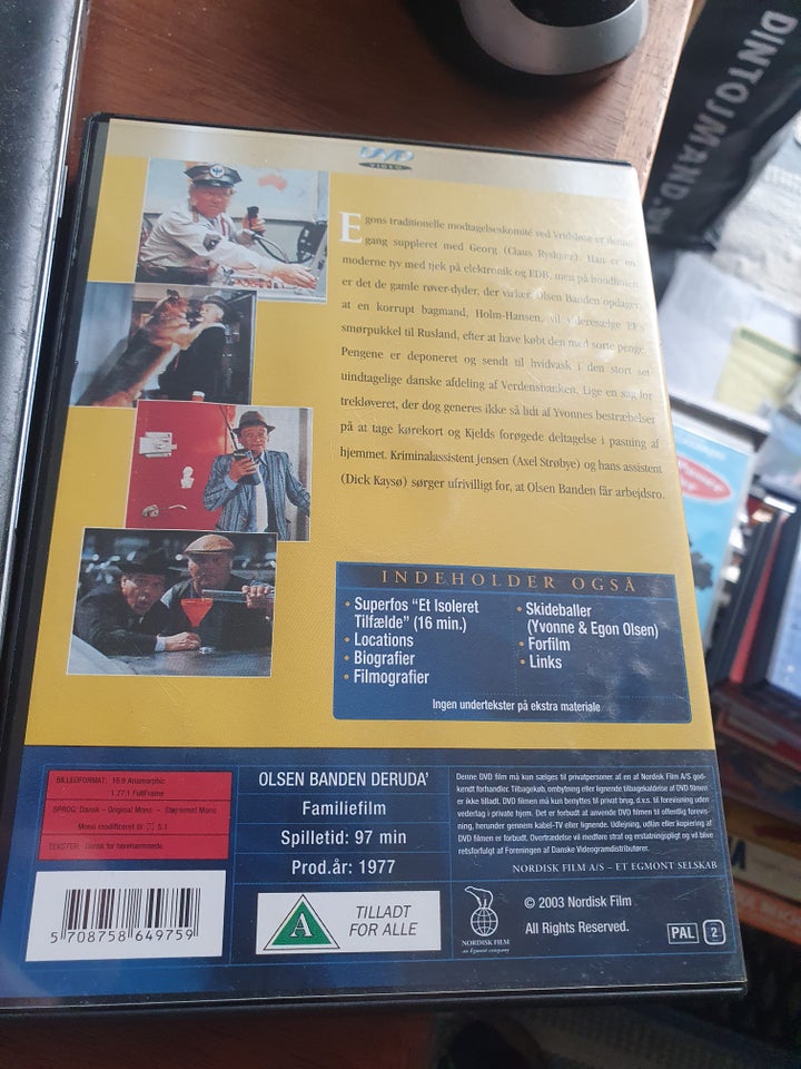 Olsen Banden derudaf, DVD, familiefilm