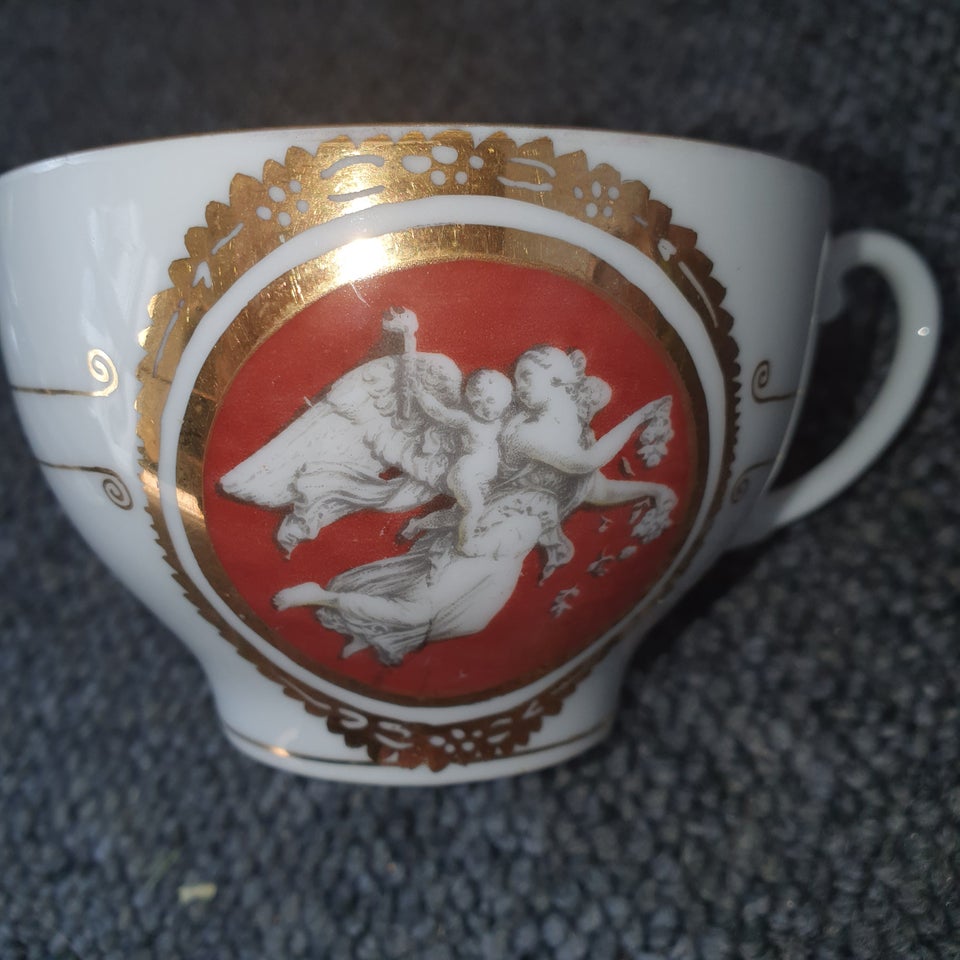 Porcelæn, Kaffestel Thorvaldsens, W.J.S decore Bavaria