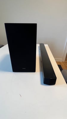 Soundbar, Samsung, Perfekt, Sound bar with woofer
About 10 months old
Available with the original bo