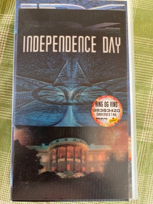 Action, Independente Day, VHS film Independente Day

Sender gerne + Porto 

Se også mine andet VHS f