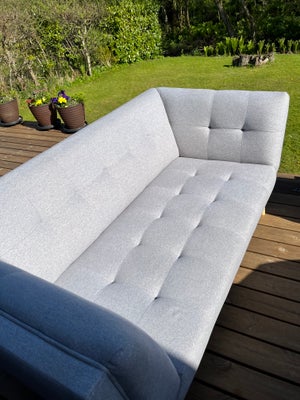 Sofa, stof, anden størrelse, Grå sofaer, står som nye. 2 år gamle og næsten ikke brugt. Det er under