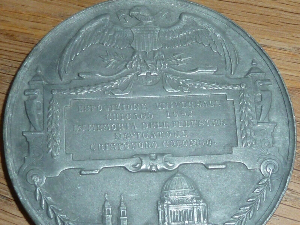 Amerika, medaljer, 1893