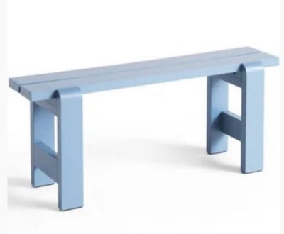Bænk, HAY Weekday Bench B: 111 cm - Azure Blue  Weekday er designet af Hannes & Fritz, og består af 