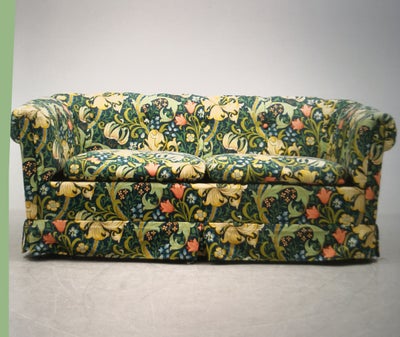 Sofa, stof, 3 pers. , William Morris, Sofa i meget velholdt William Morris tekstil betræk. Med armlæ