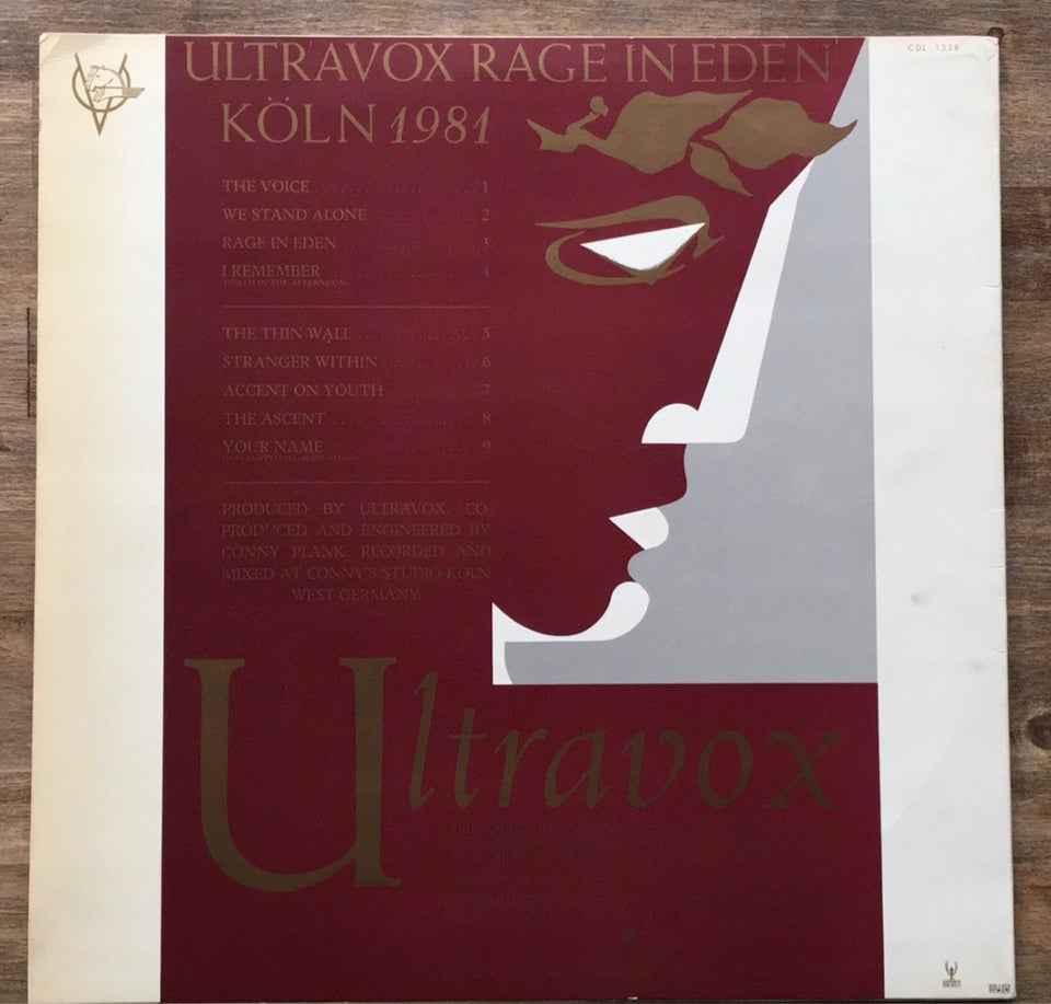 LP, Ultravox, Rage In Eden