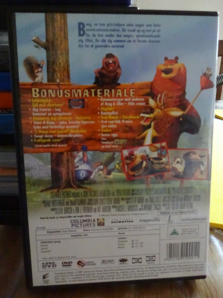 DVD, Boog og Elliot, Over hækken