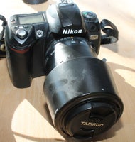 Kamera og Tamron + Nikon linser, Rimelig