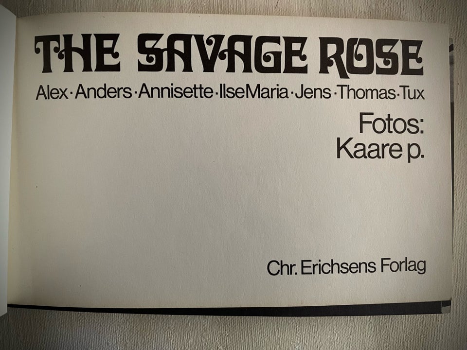 The Savage Rose, Kaare p, emne: musik