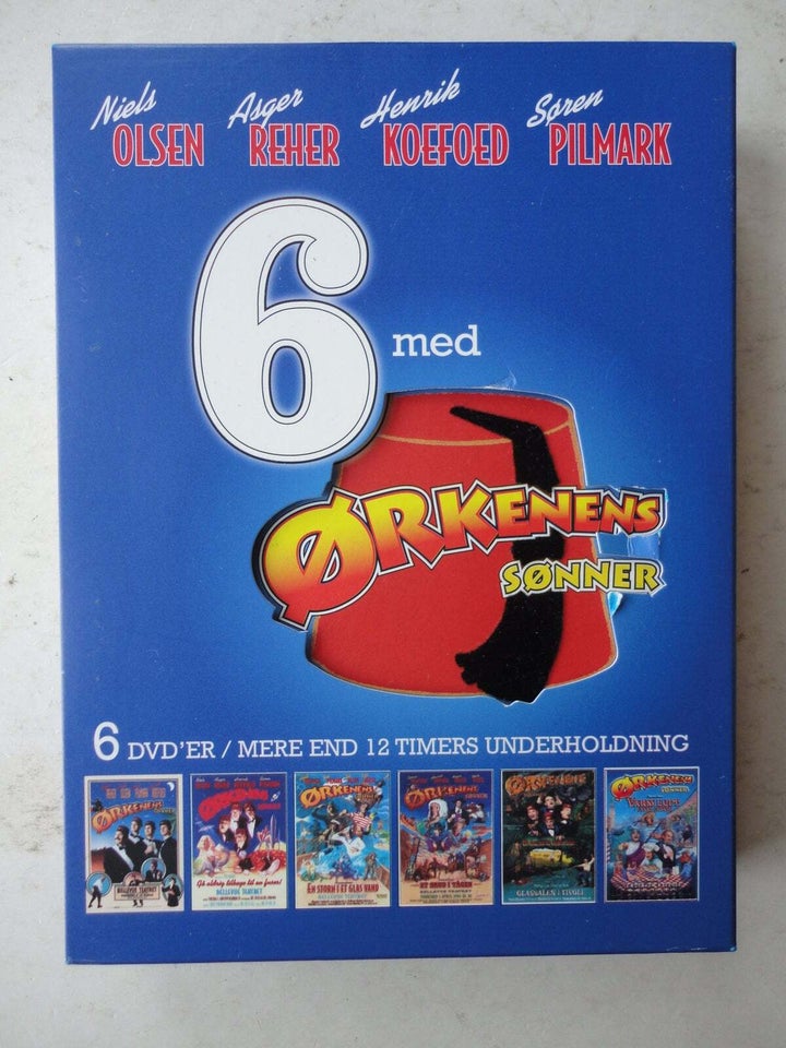 ØRKENENS SØNNER , instruktør 6 ÅRGANGE I BOX , DVD