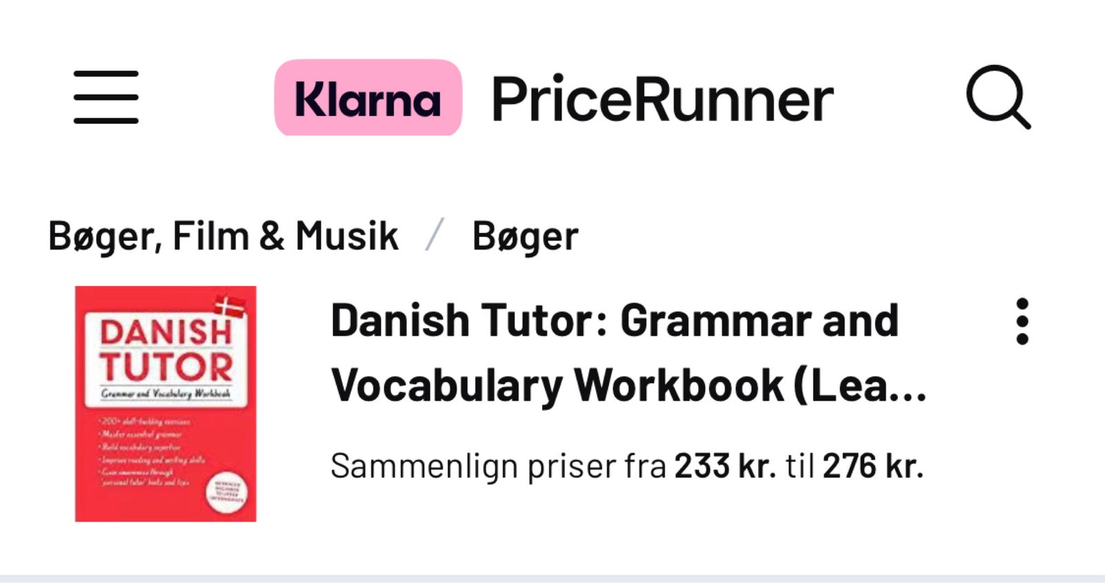 Danish Tutor: Grammar and Vocabulary Workbook, Jesper