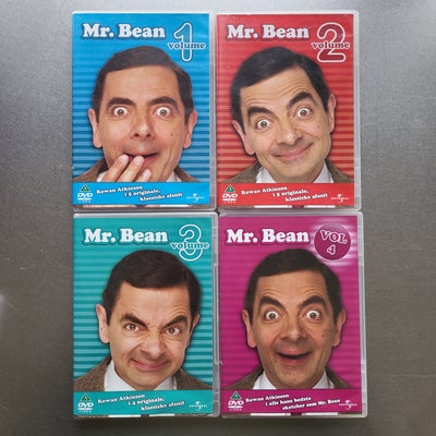 Mr Bean 1-4, DVD, komedie