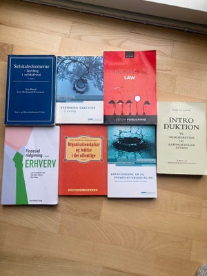 Studiebøger diverse, emne: jura, Selskabsformerne -Lærebog i selskabsret 6. udgave

Systemisk Coachi