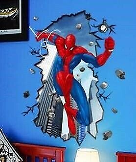 Wallstickers, Spiderman wallstickers med Spiderman