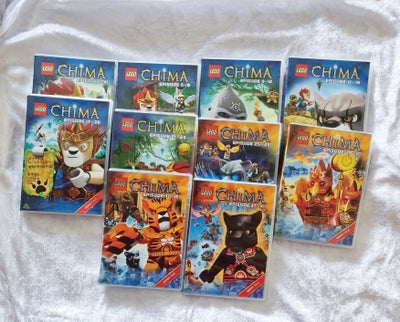 Legends of Chima ( Lego- dansk tale ), DVD, familiefilm, Har alle LEGENDS OF CHIMA fra afsnit 1 til 