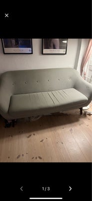 Sofa, Jysk, Lille sofa Egedal fra Jysk gives bort. Kan afhentes i Kbh K.

B170 x H82 x D81 cm