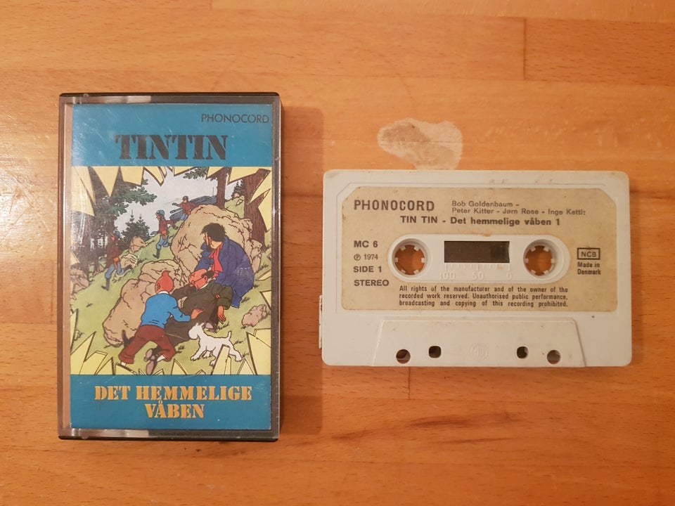 Bånd, hørespil, Tintin - Det hemmelige våben