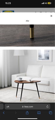 Sofabord, IKEA LÖVBACKEN , andet materiale, b: 39 l: 77 h: 51, Sofabord

Længde: 77 cm
Bredde: 39 cm