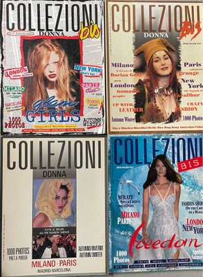 19 modemagasiner fra Collezioni, Magasin, 19 modeblade fra italienske Colllezioni. 

Bladene/magasin